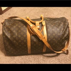 Louis Vuitton Bandouliere Keepall 55 Duffle Bag